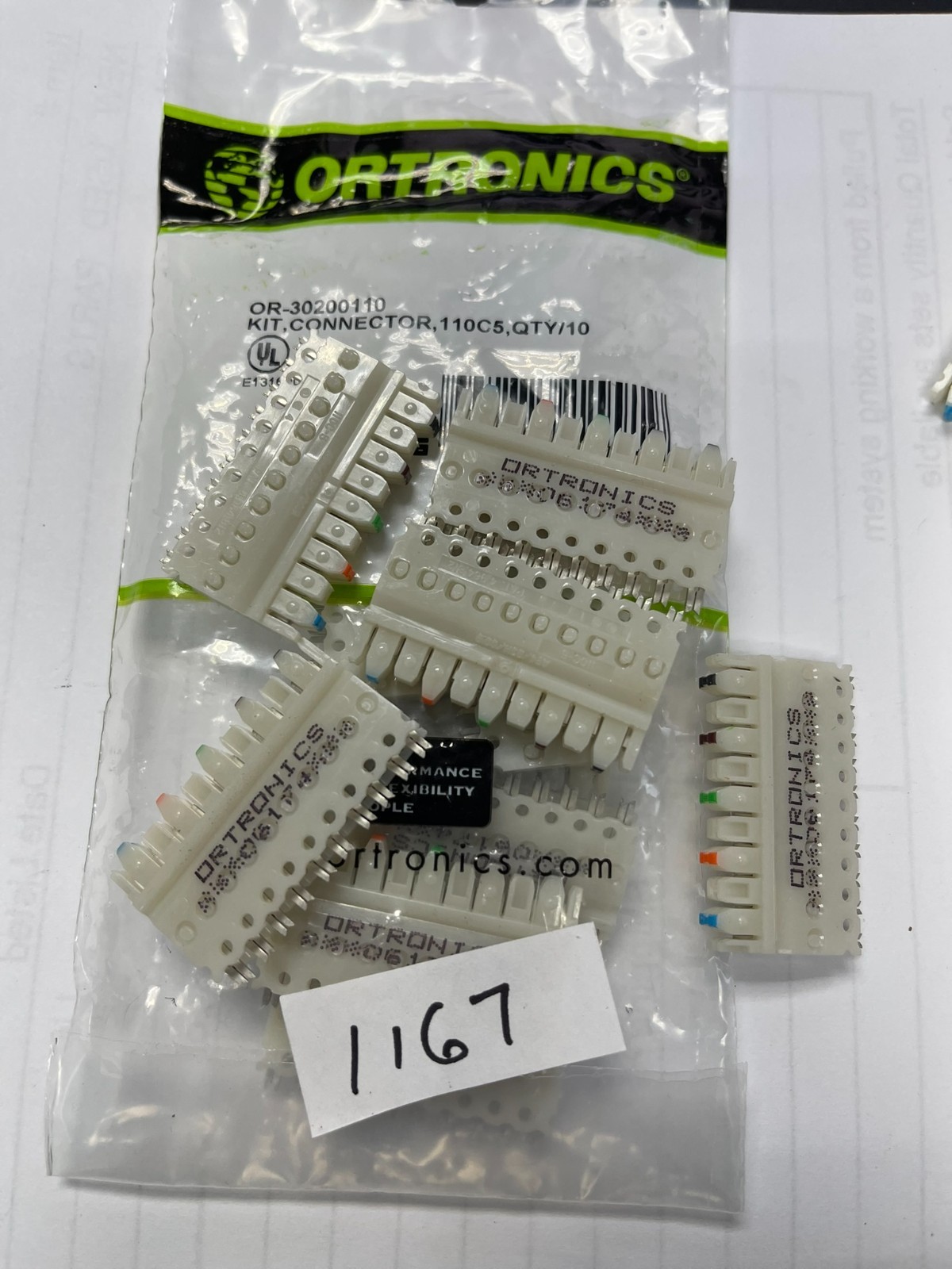 LUCENT/AVAYA 110C 5 SYSTAMAX 110 CONNECTING BLOCKS - LOT OF 15