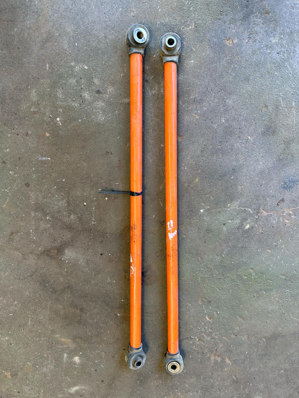 2 Radius Rods  2017 Polaris RZR XP 1000 EPS  orange