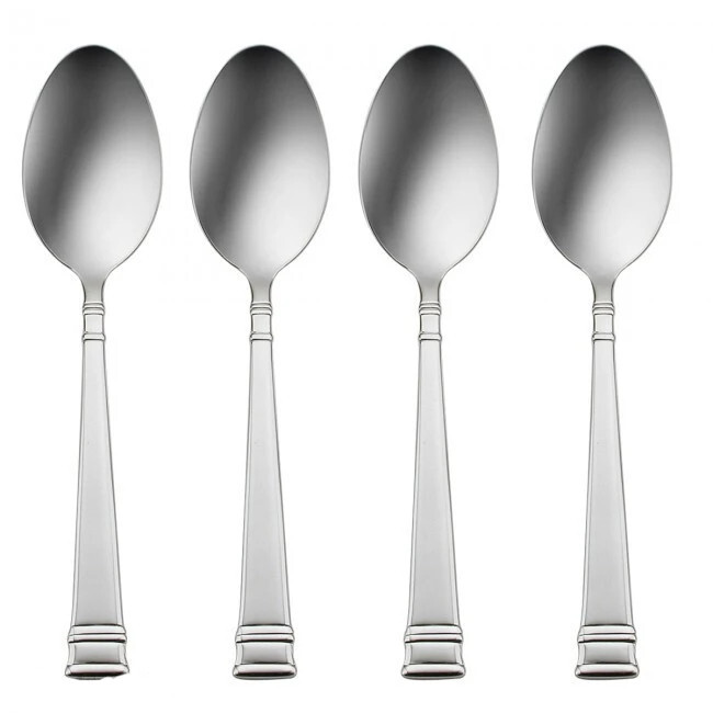 Oneida Prose Set of 4 Dinner / Oval Bowl Soup Spoons 7"