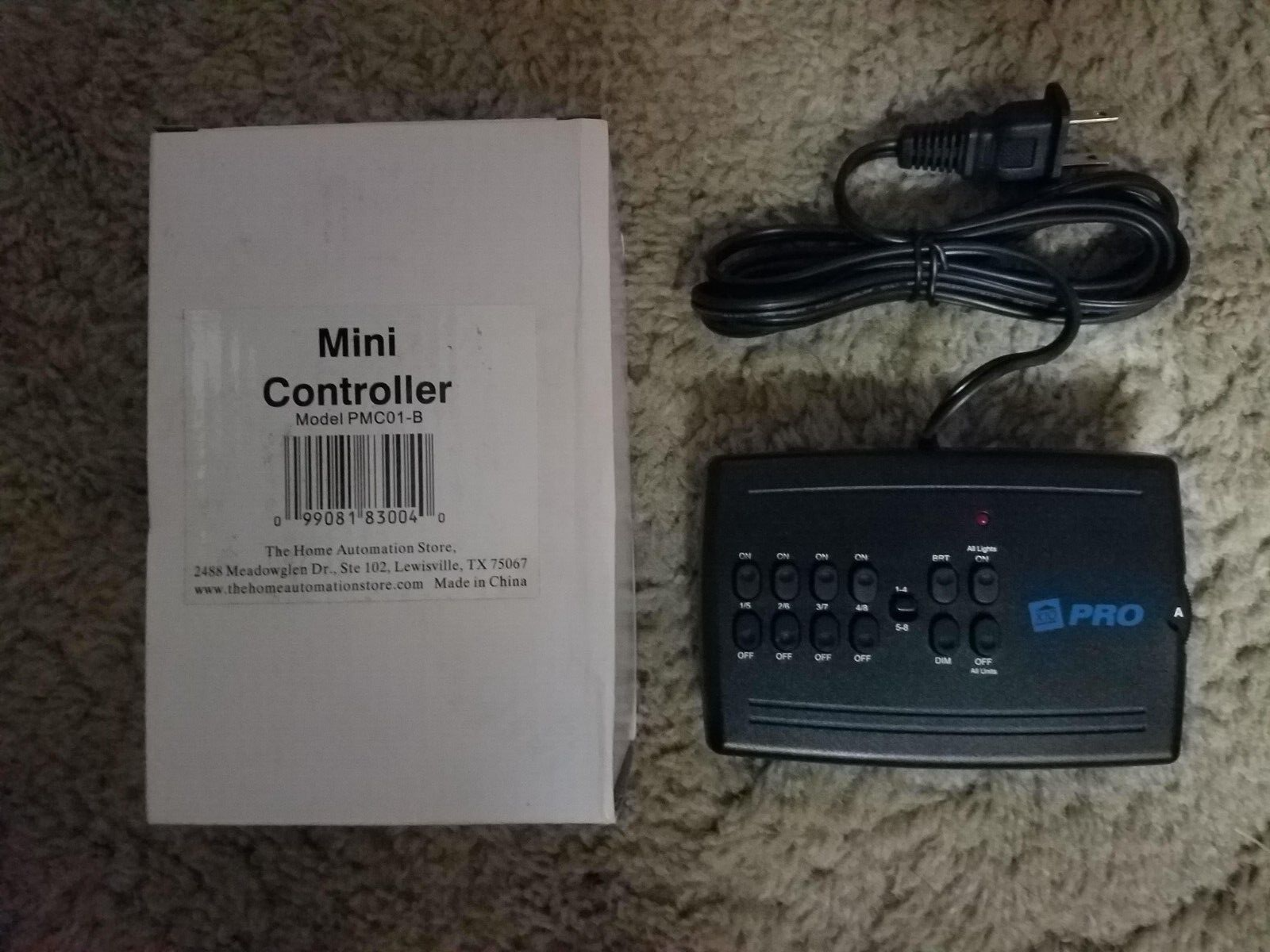 PMC01-B X10 PRO Mini Controller use with X10 Pro Modules