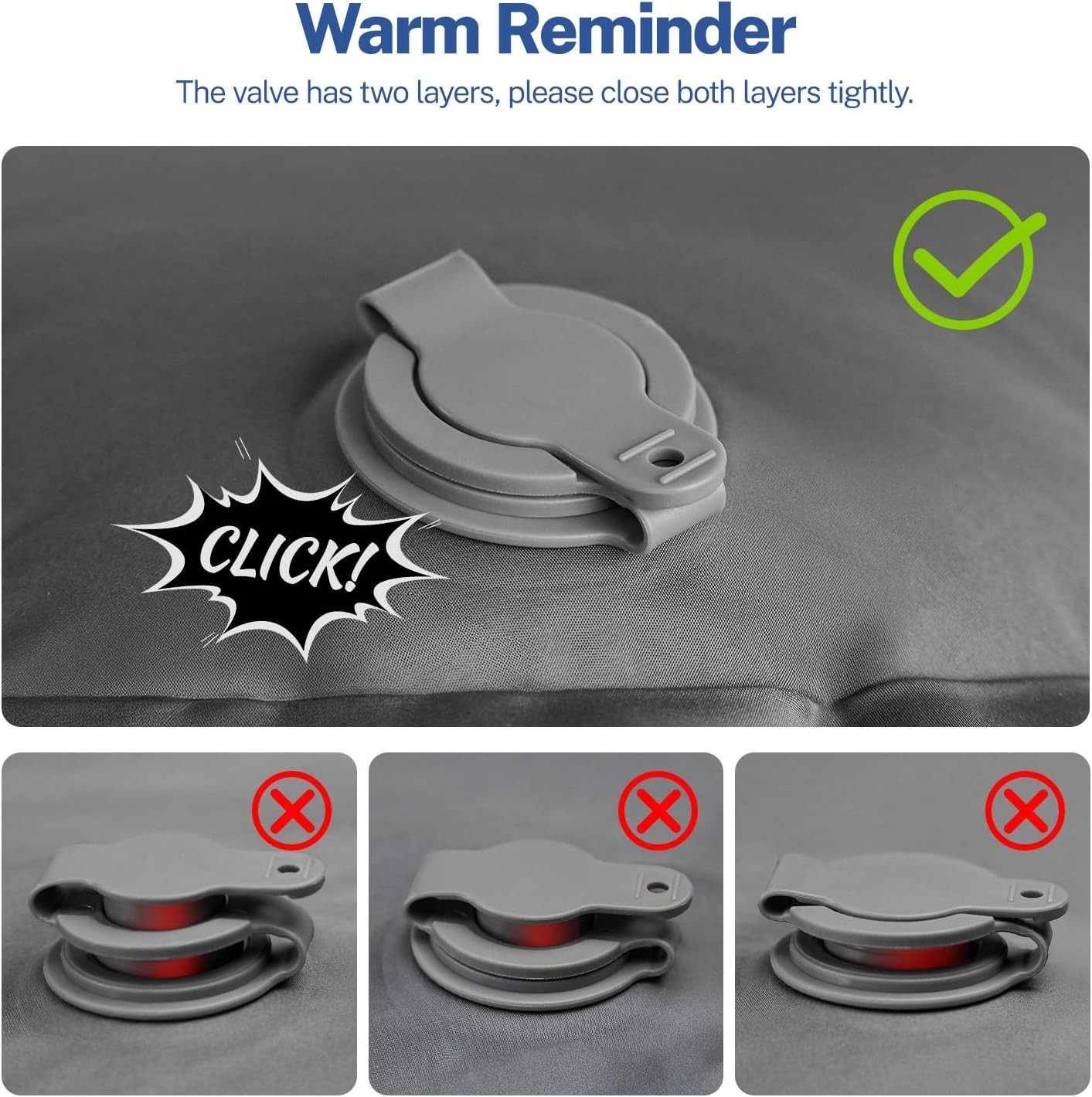 Durable 6'' Air Mattress for Tent Camping – Lightweight & Space-Efficient