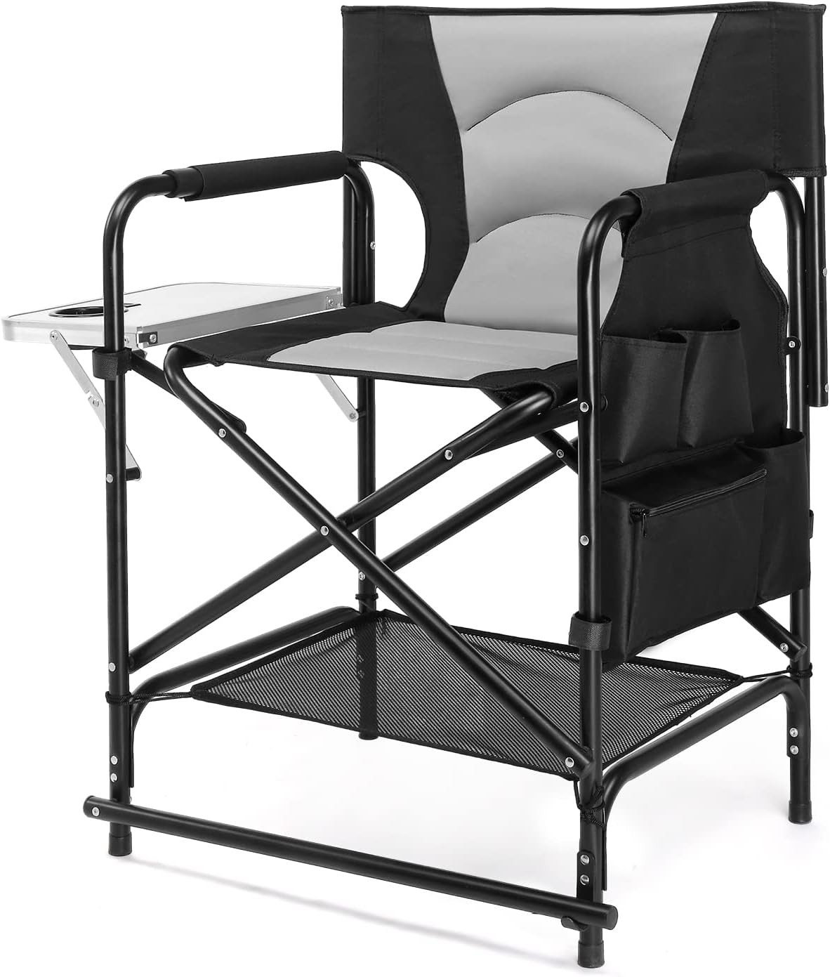 22in Directors Camping Chair Folding Chair Aluminum Frame with Portable Bag