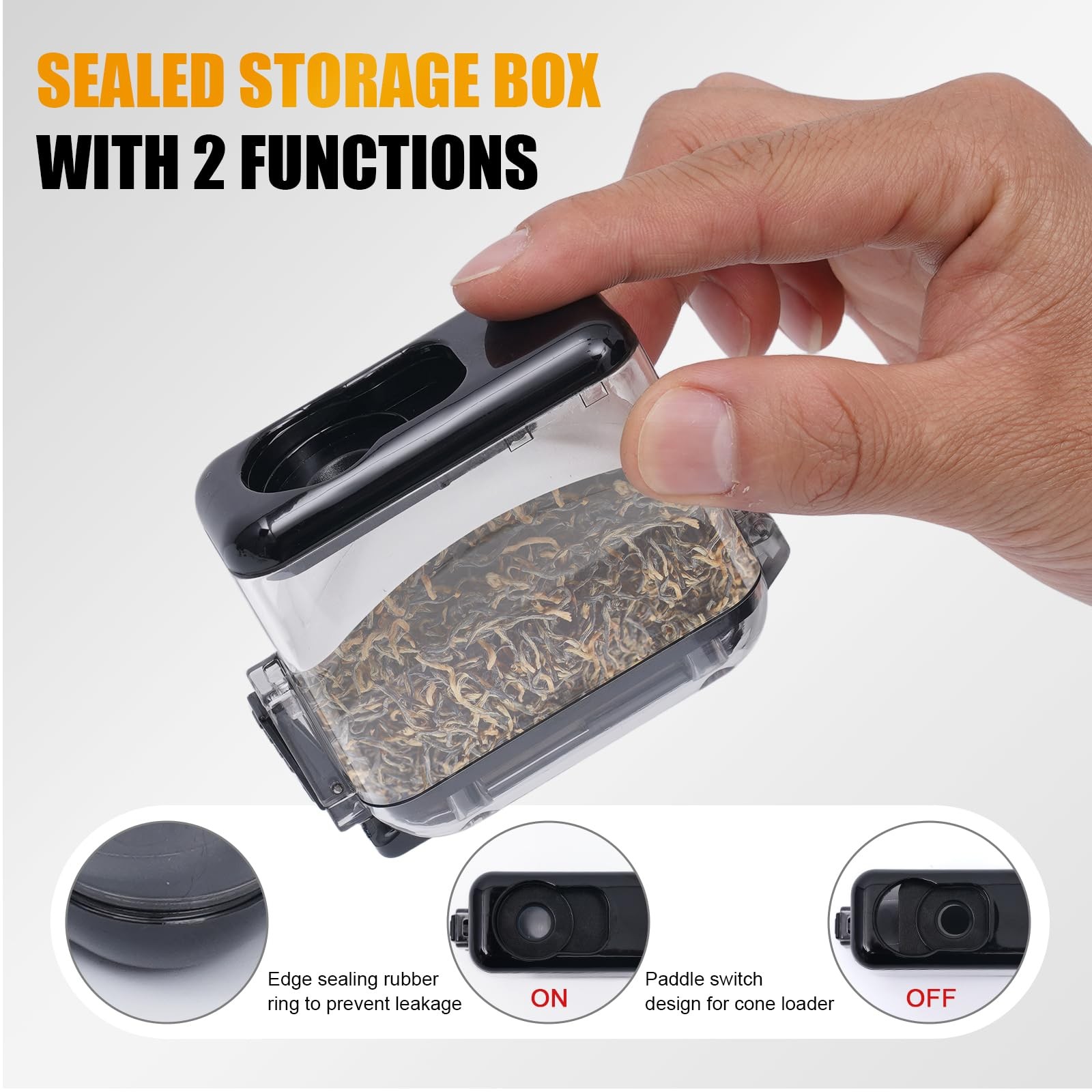 Cigarette Rolling Machine, Cone Loader Manual Roller & Grinder