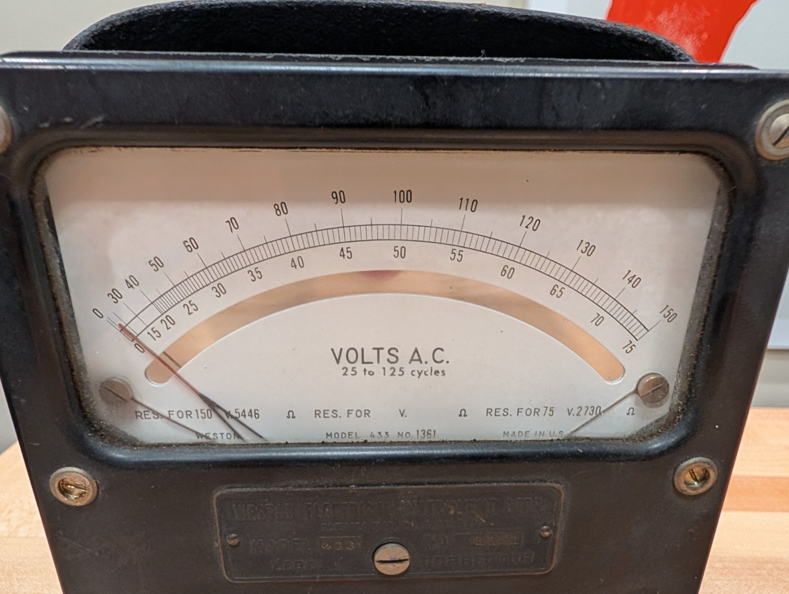 Weston Model 433 AC Volt Meter