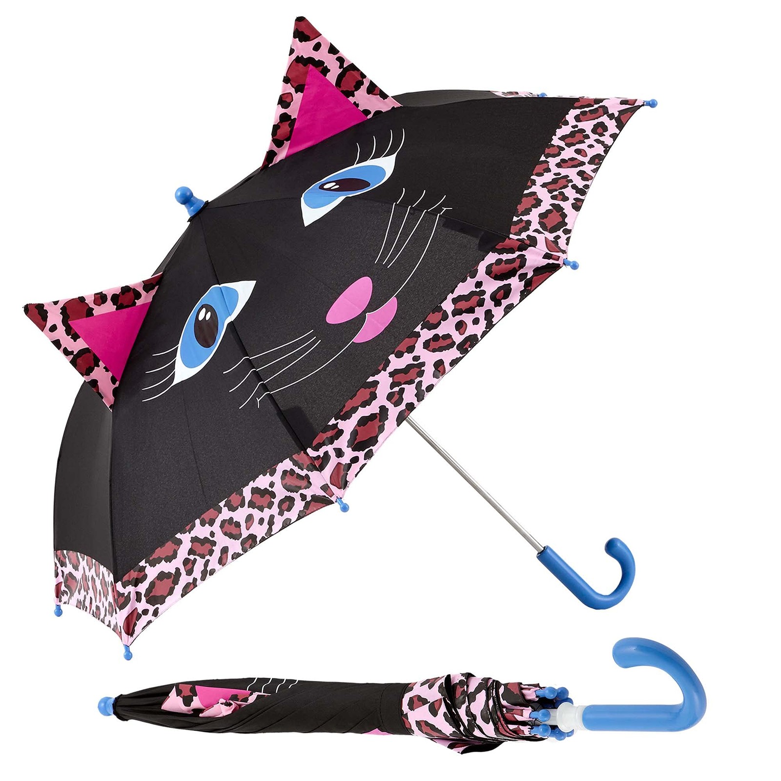 Kids Umbrella for Girls & Boys - Pinch-Proof, Easy Grip Handle, Compact Child...
