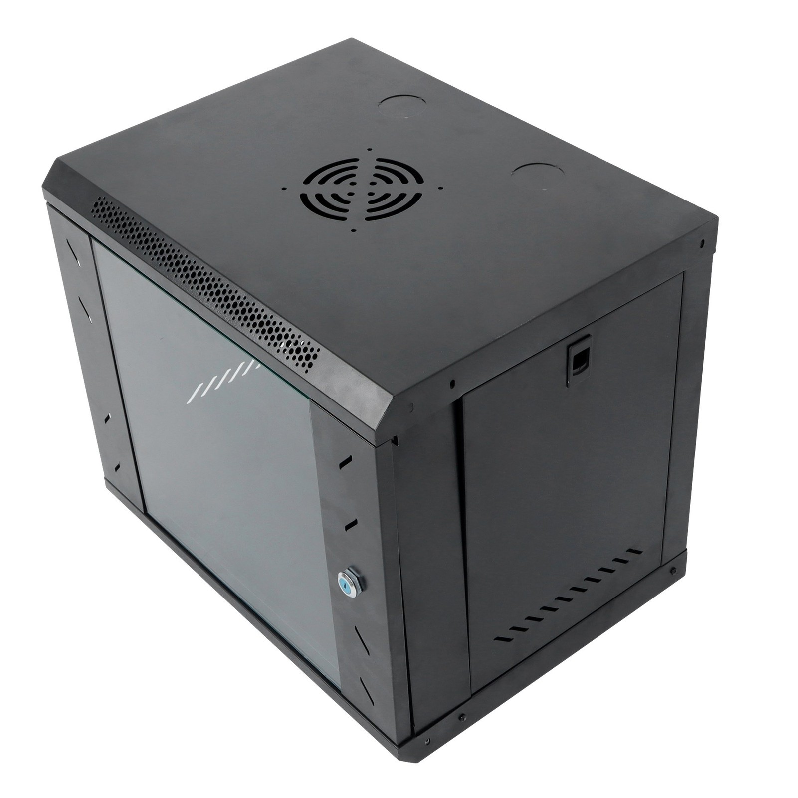 9U Wall Mount Network Server Rack Cabinet Enclosure 15.5'' Deep Door Lock