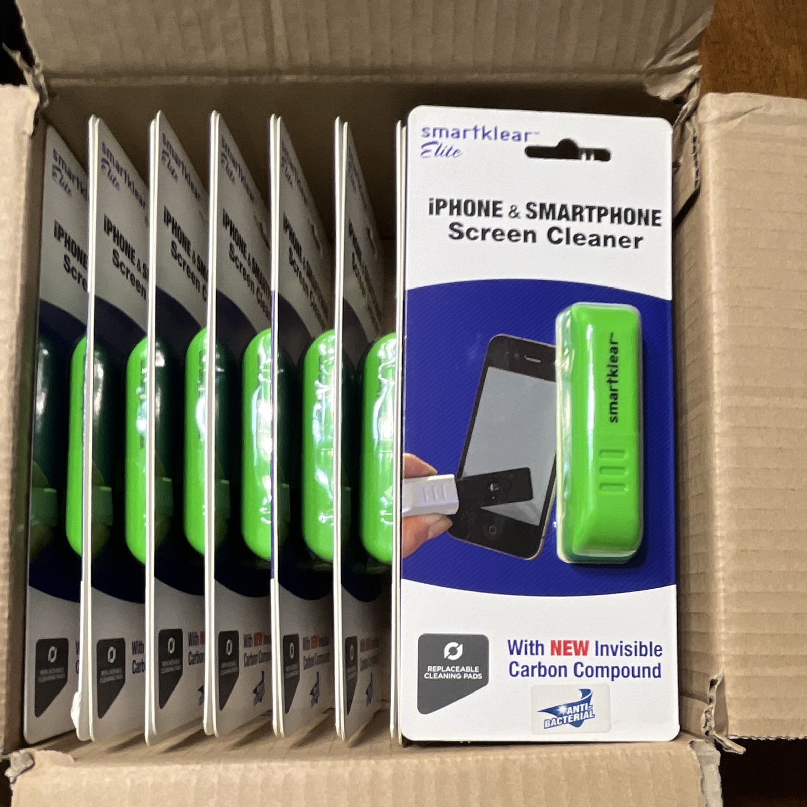 Box of 20 Smartklear Screen Cleaner for iPhone & Smartphones HL Green WHOLESALE