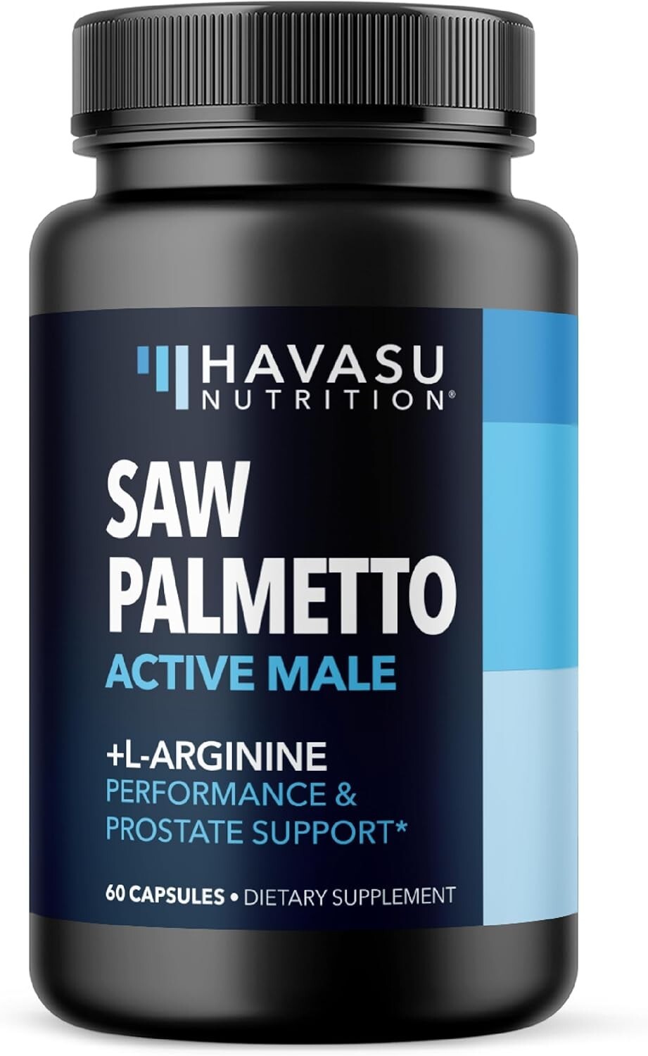 Saw Palmetto for Men with L Arginine Supplement Hair Health & Male Health 60 ct