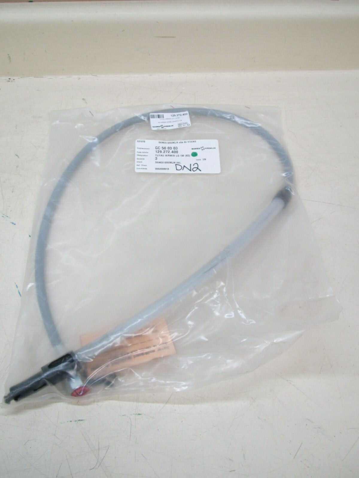 Sames Kremlin 129-272-400 K3 Airmix Fluid Hose 3' New Free Shipping