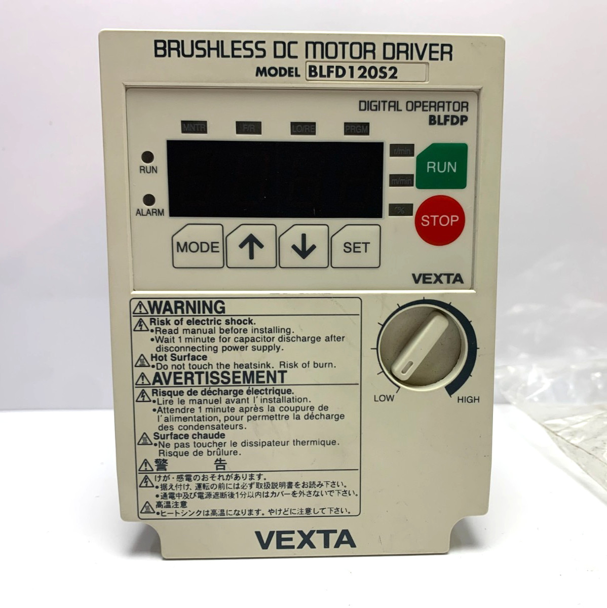 New! Oriental Motor BLFD120S2 Brushless DC Motor Driver