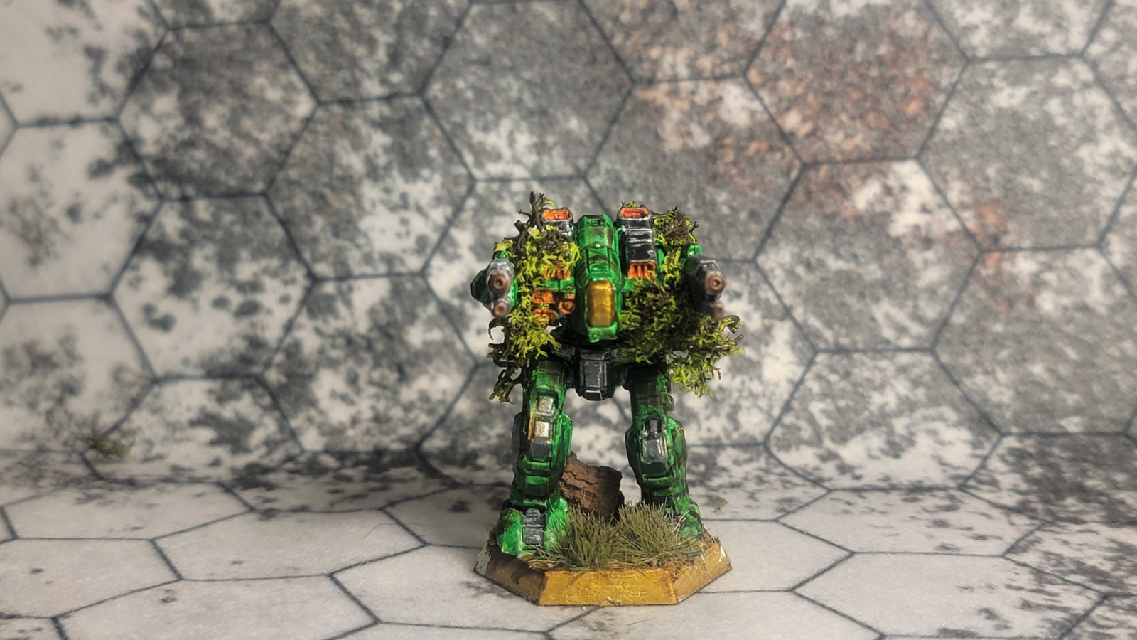 Battletech Painted Rifleman Custom Greenland Camo