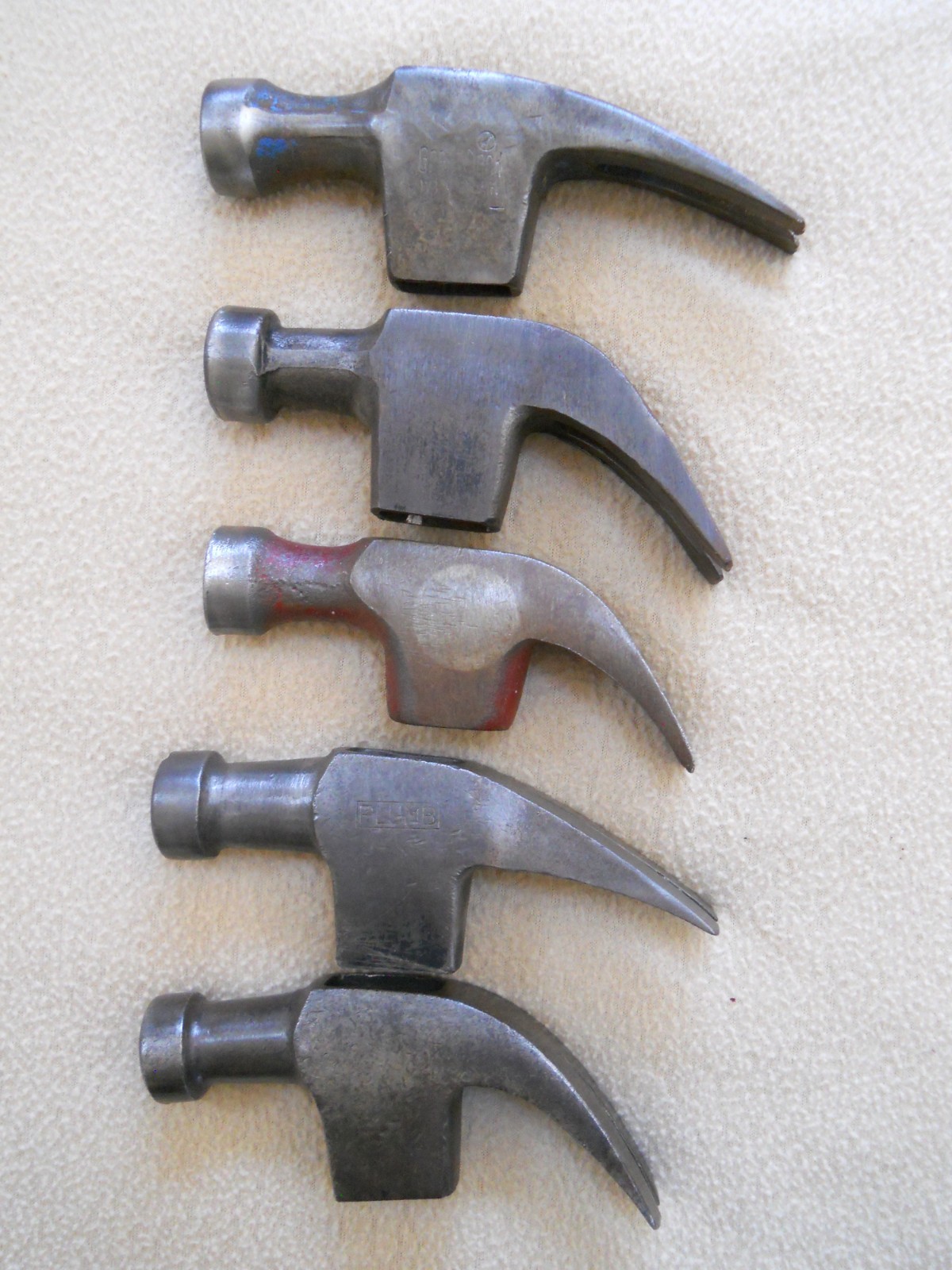 Vintage Claw Hammer Head Lot