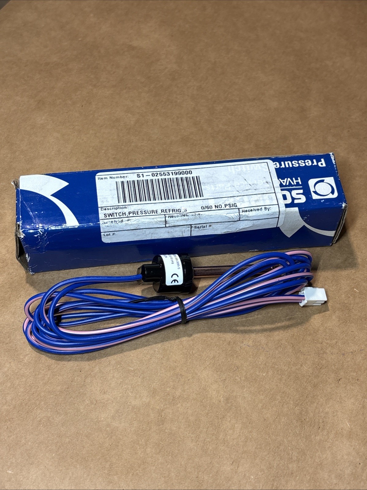 Source 1 Pressure Switch S1-02553199000 30-60 psig