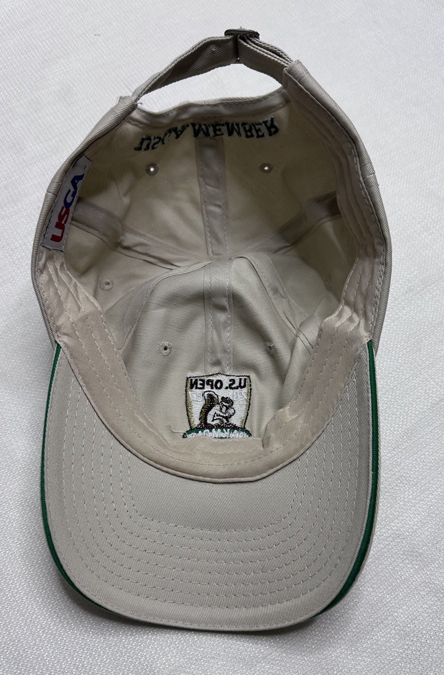 US Open Hat 2007 Cap Oakmont USGA Member Golf Beige Adjustable Strap Back