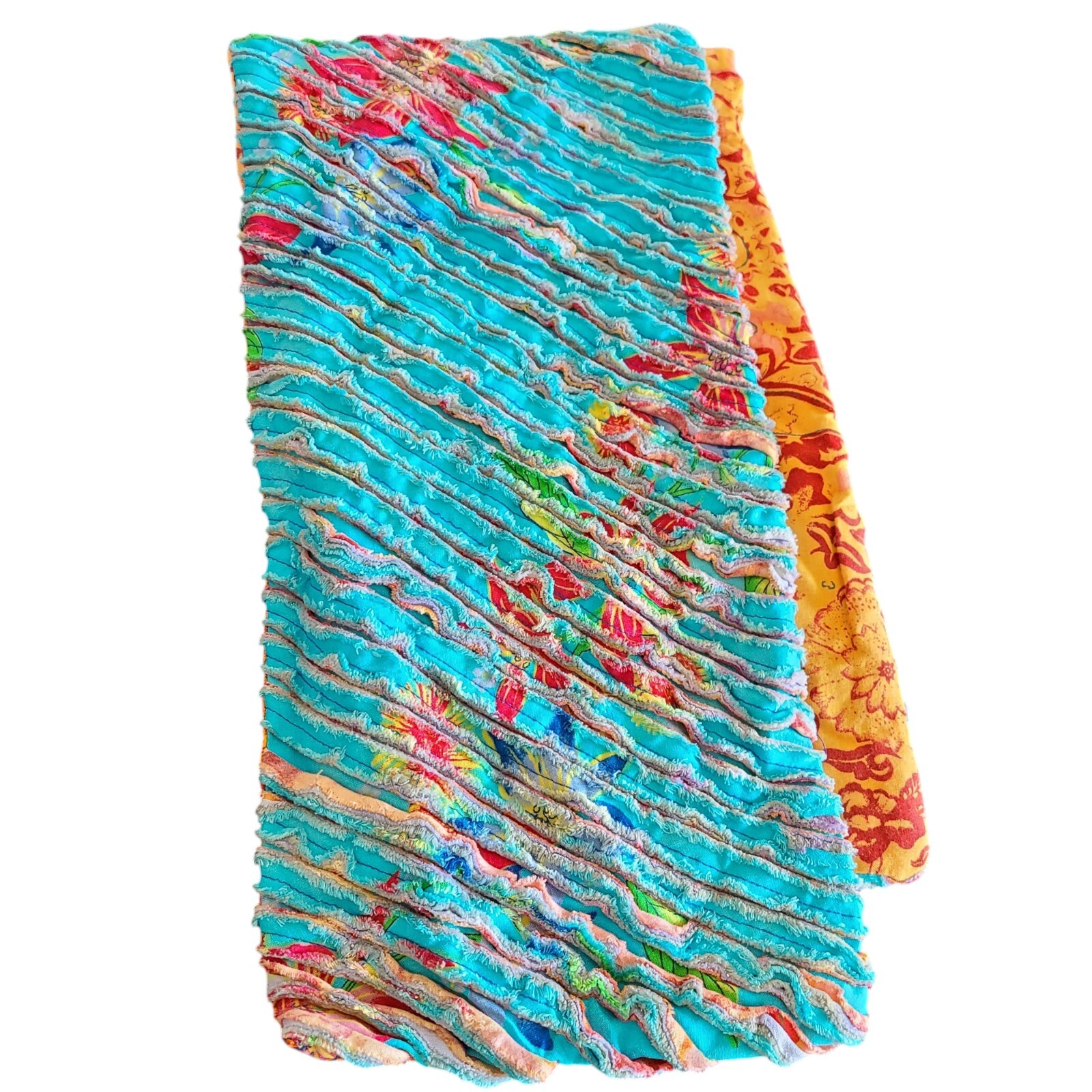 Studio Nahana Rayon Blend Scarf Artsy Accessory  7 X 54 Bohemian Business