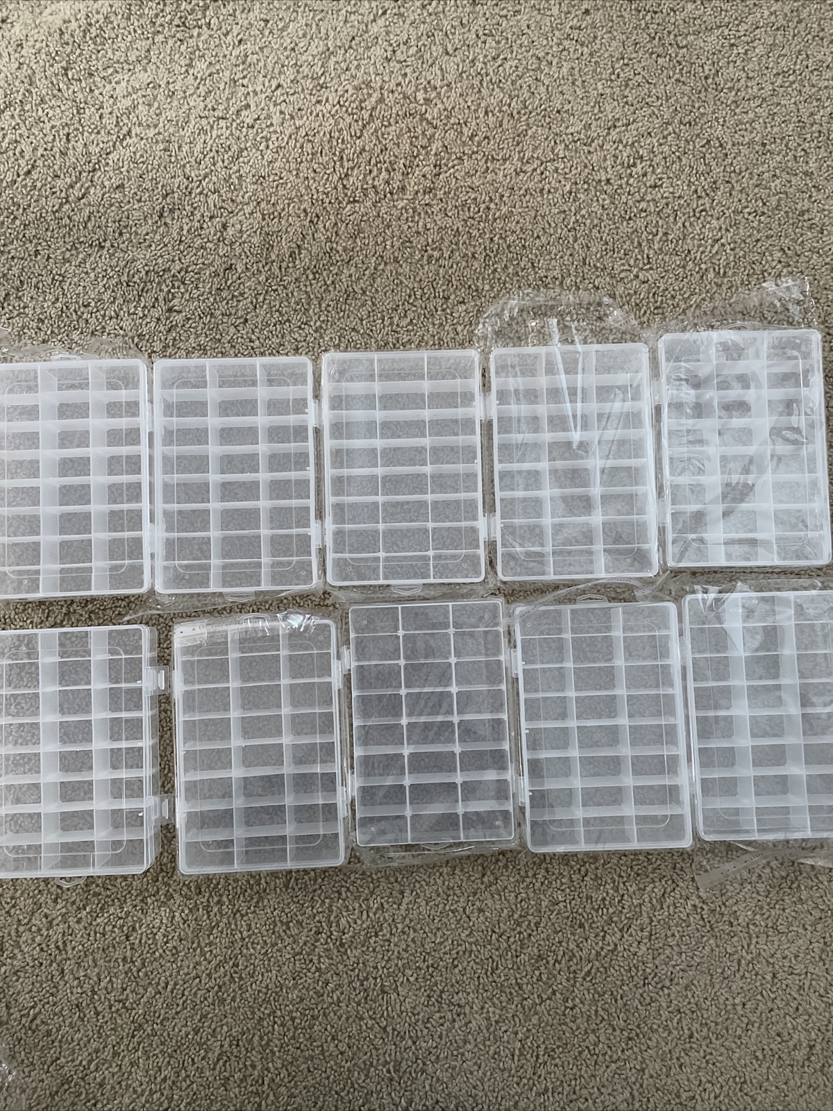 10 Lots Of 24 Compartments Bead storage Case
