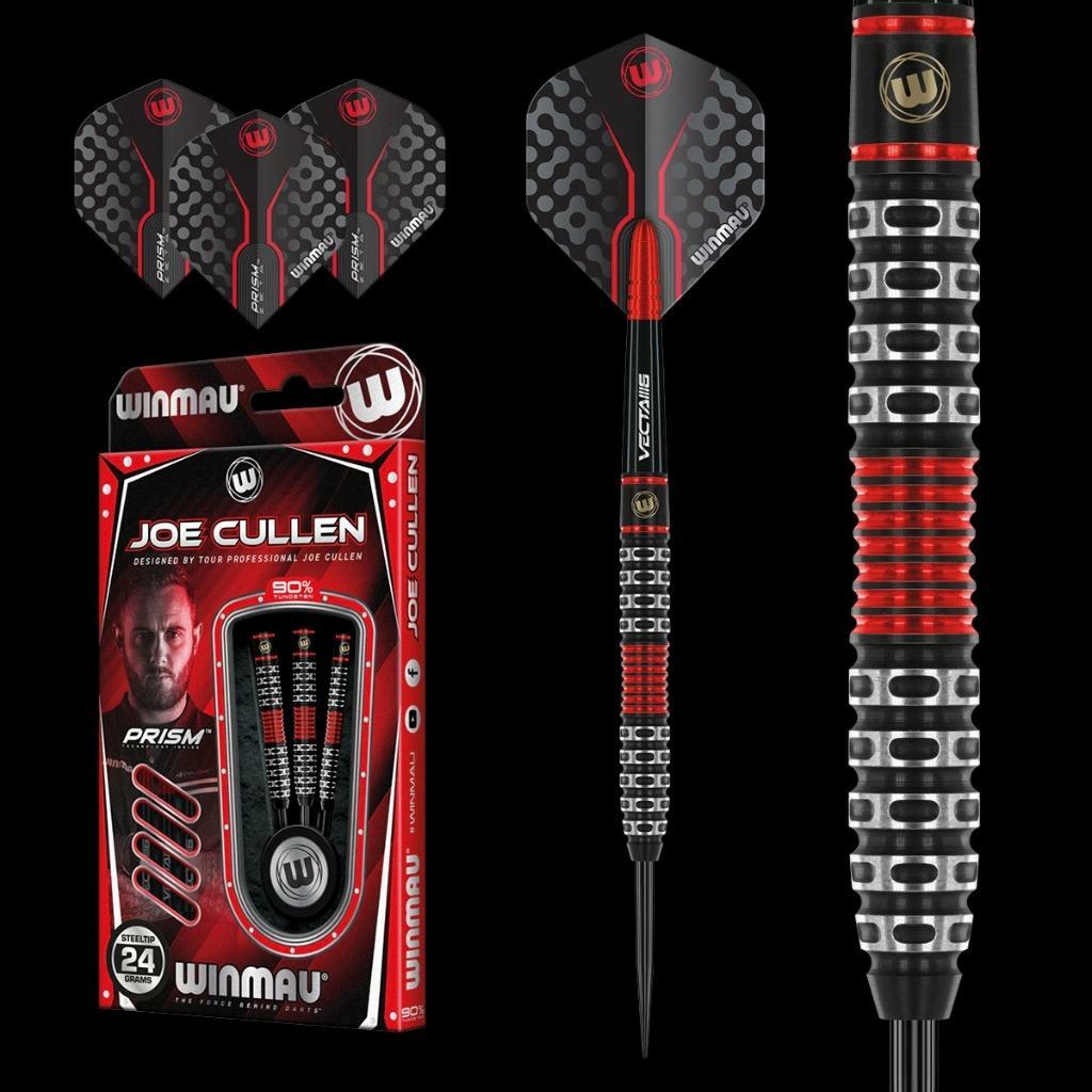 WINMAU JOE CULLEN 90% Tungsten 24 GRAM STEEL TIP DARTS 1470.24