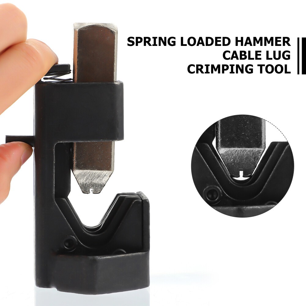 Battery Wire Connector Pliers Lug Crimping Tool Electrical Terminal #