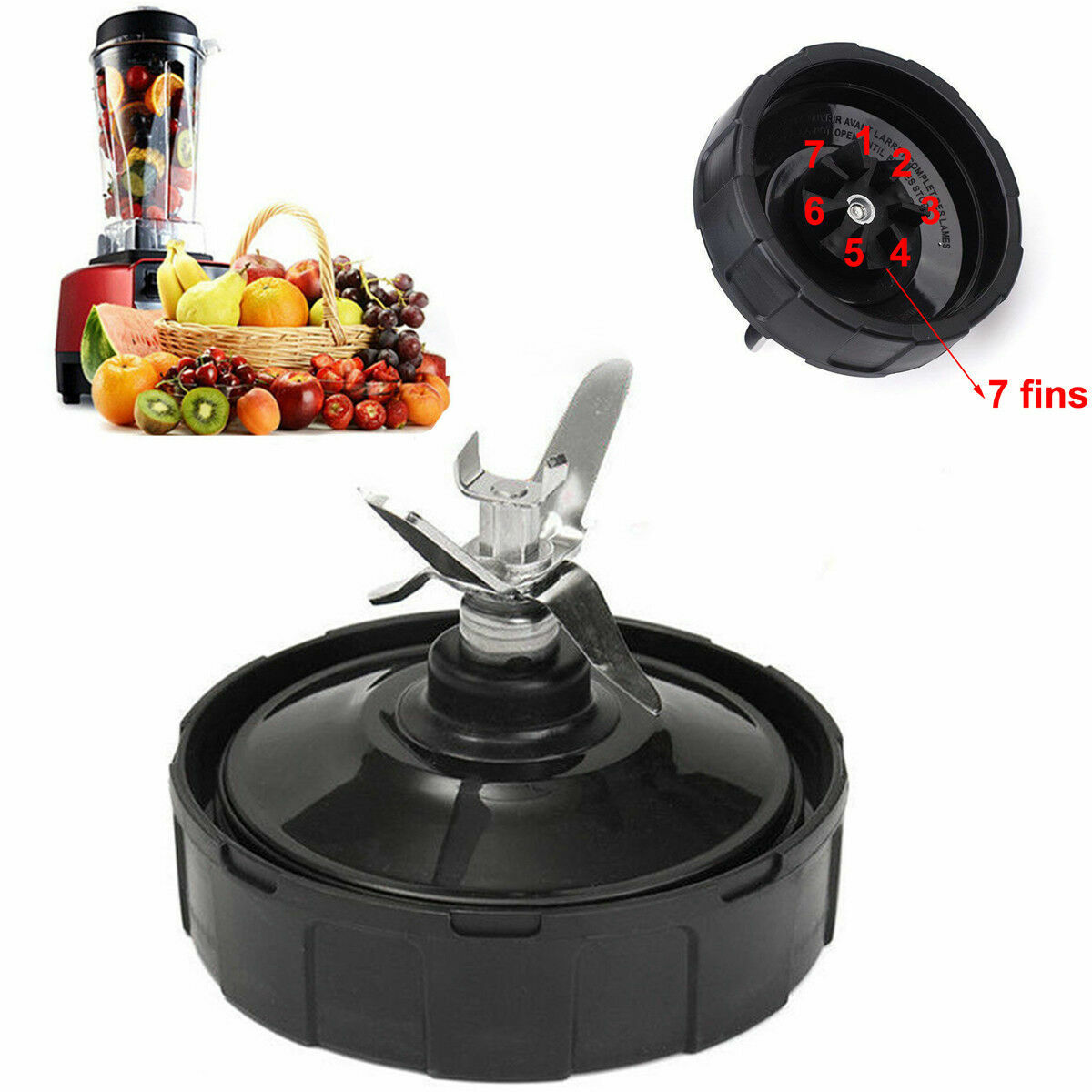 For Ninja Blender BL687CO-30,CT680SS Blender Blade Replace