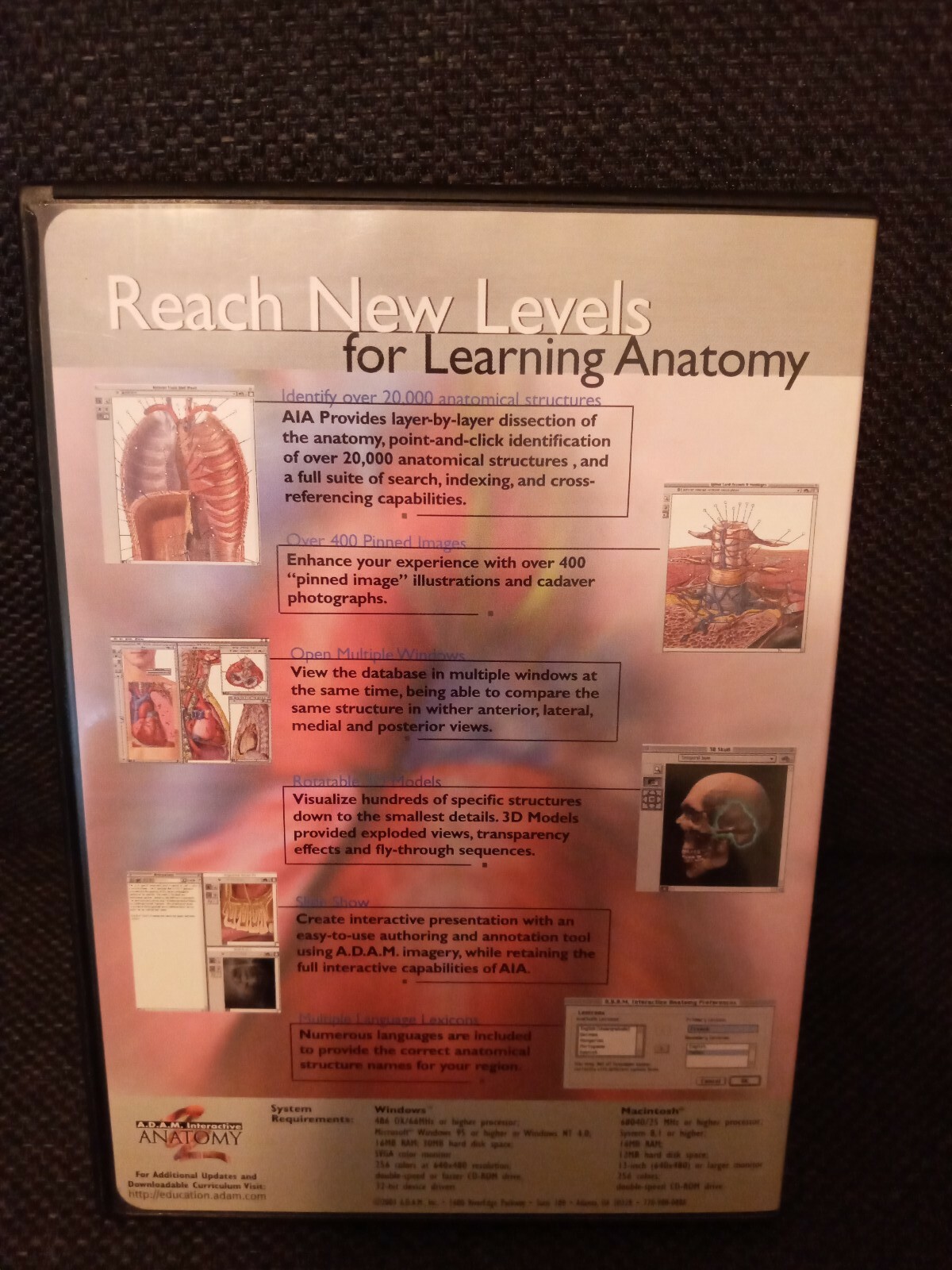 Interactive ANATOMY Student Edition CD ROM