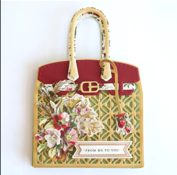 Anna Griffen Luxury Purse Icon Card Box Dies