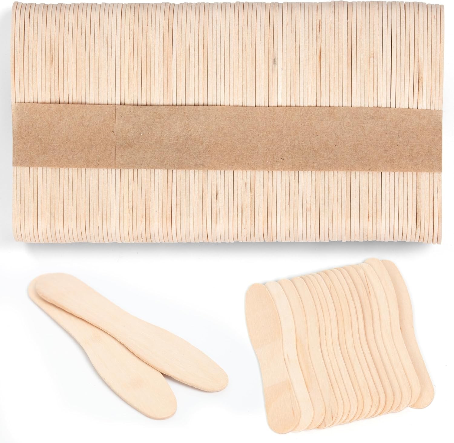 Wooden Ice Cre Spoons 3 Inch, Mini Disposable Wooden Spoons,