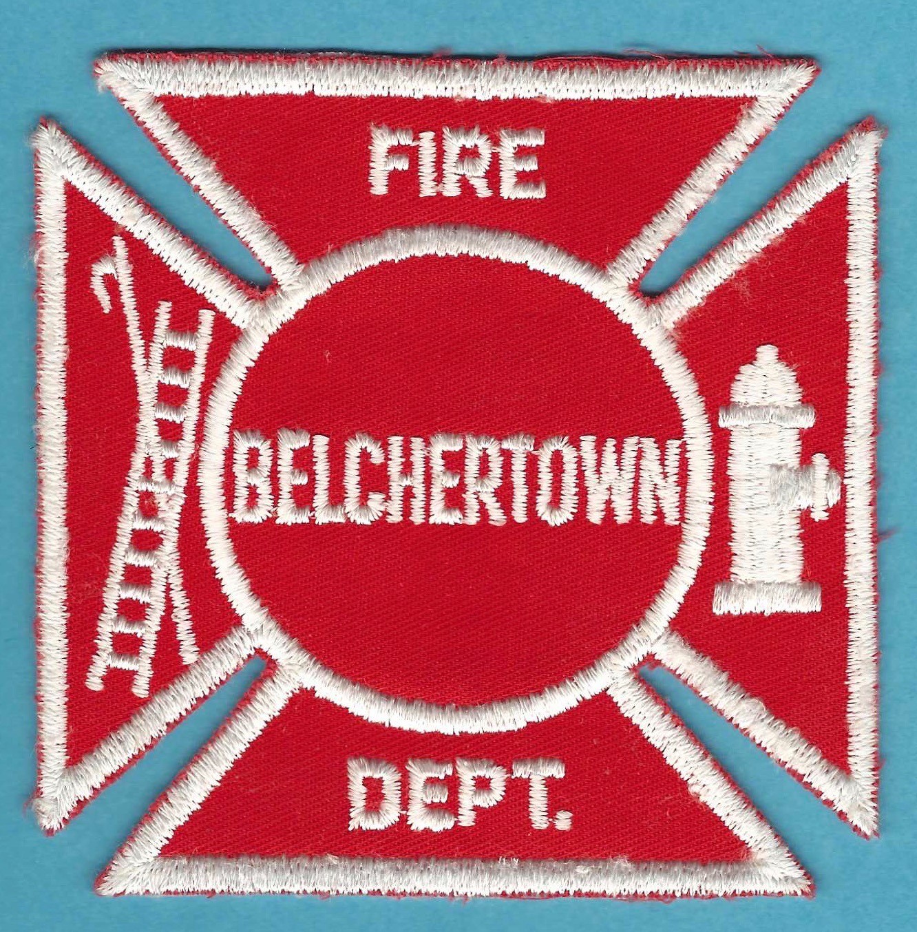 BELCHERTOWN MASSACHUSETTS FIRE RESCUE PATCH