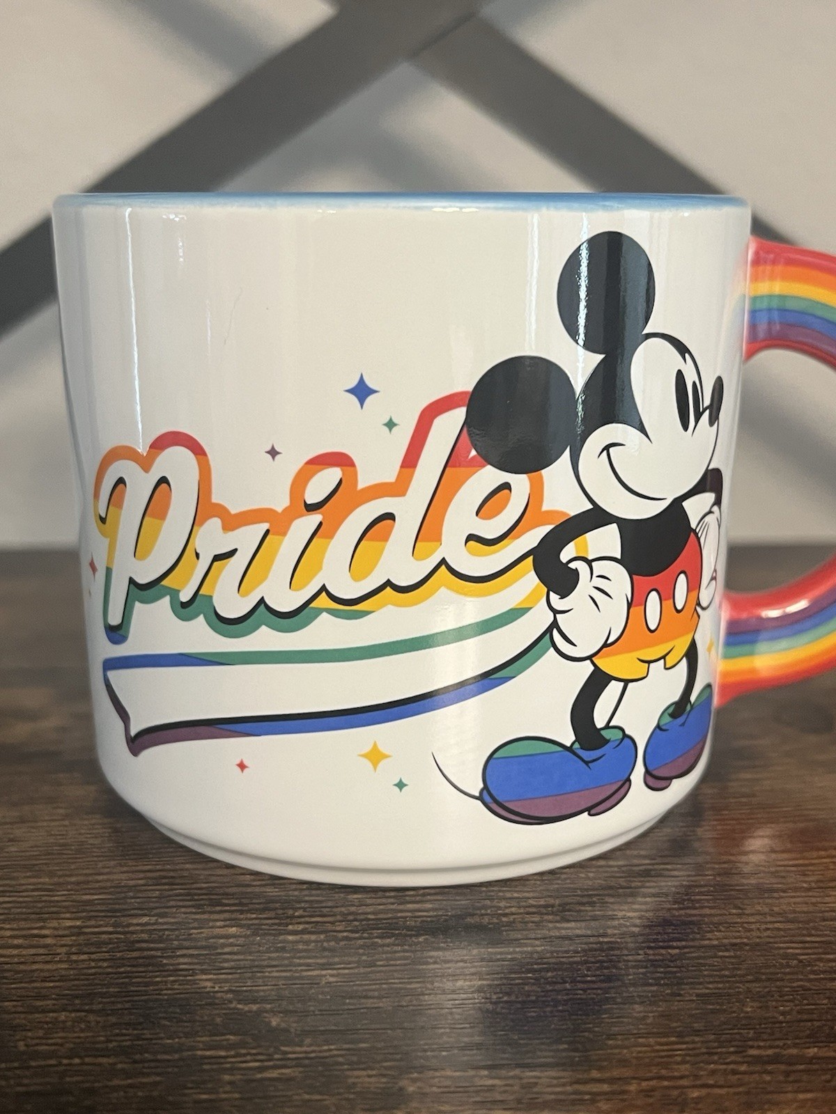 Walt Disney World Parks Pride collection WDW Mickey Mouse Rainbow Mug