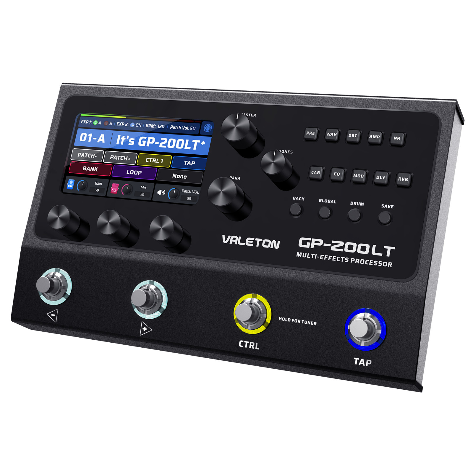 New Valeton GP-200LT Multi Effects Processor Guitar Pedal