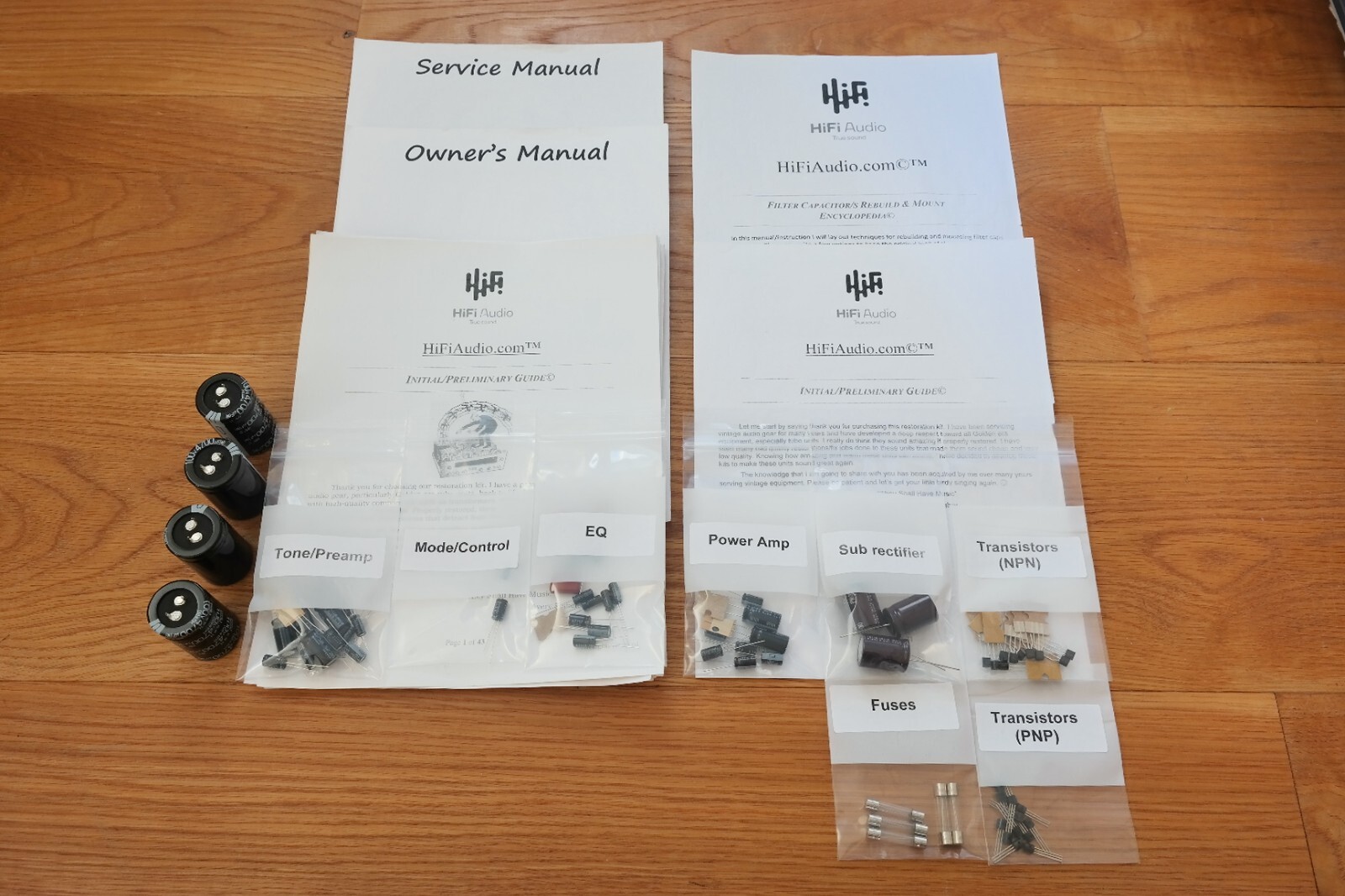 Harman Kardon 730 HK730 receiver restoration kit service recap capacitor rebuild