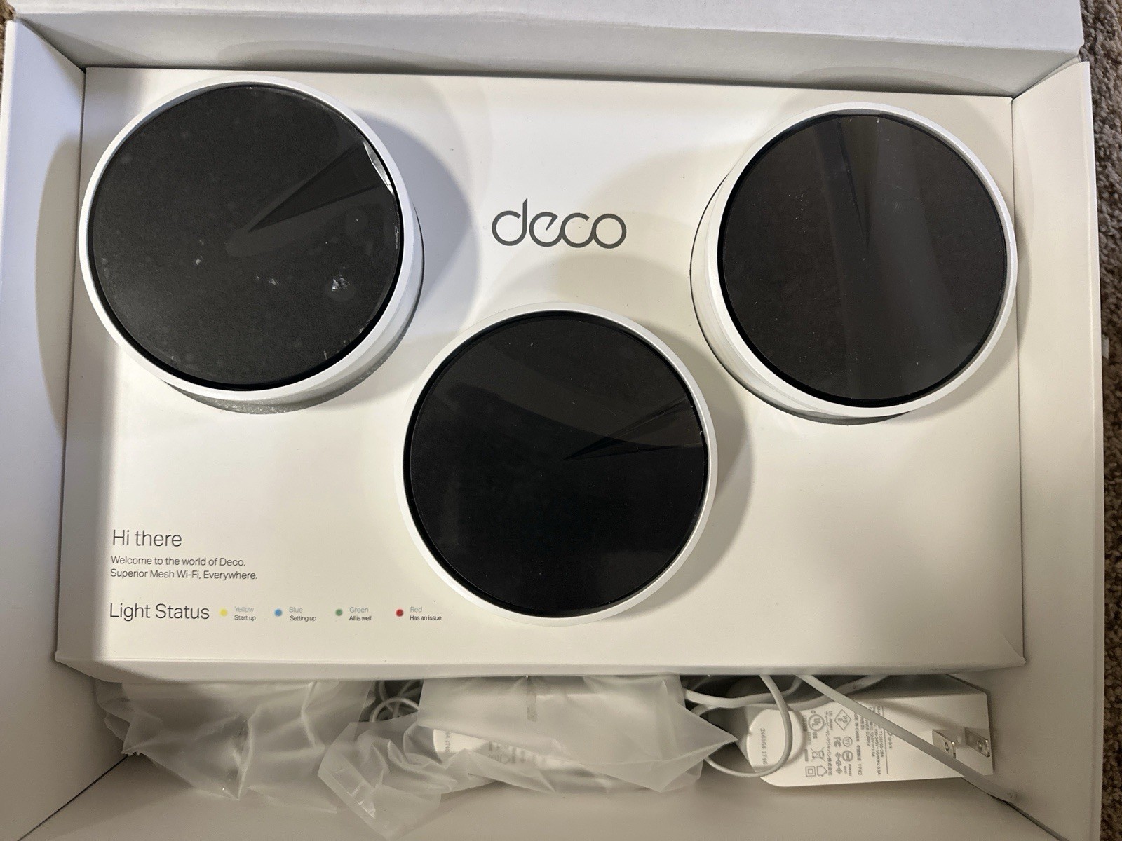 TP-Link Deco Whole Home Mesh Wi-Fi System (3-Pack) - Tested & Complete