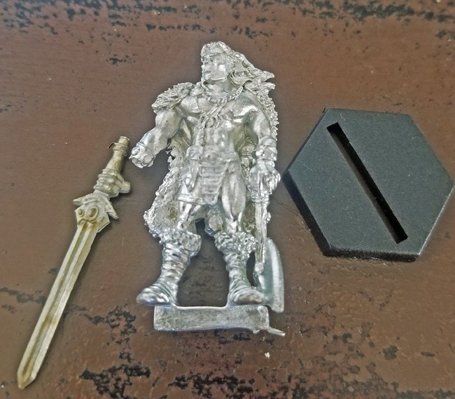 Griffin Miniatures Harbinger Magazine - Harbinger of the North barbarian