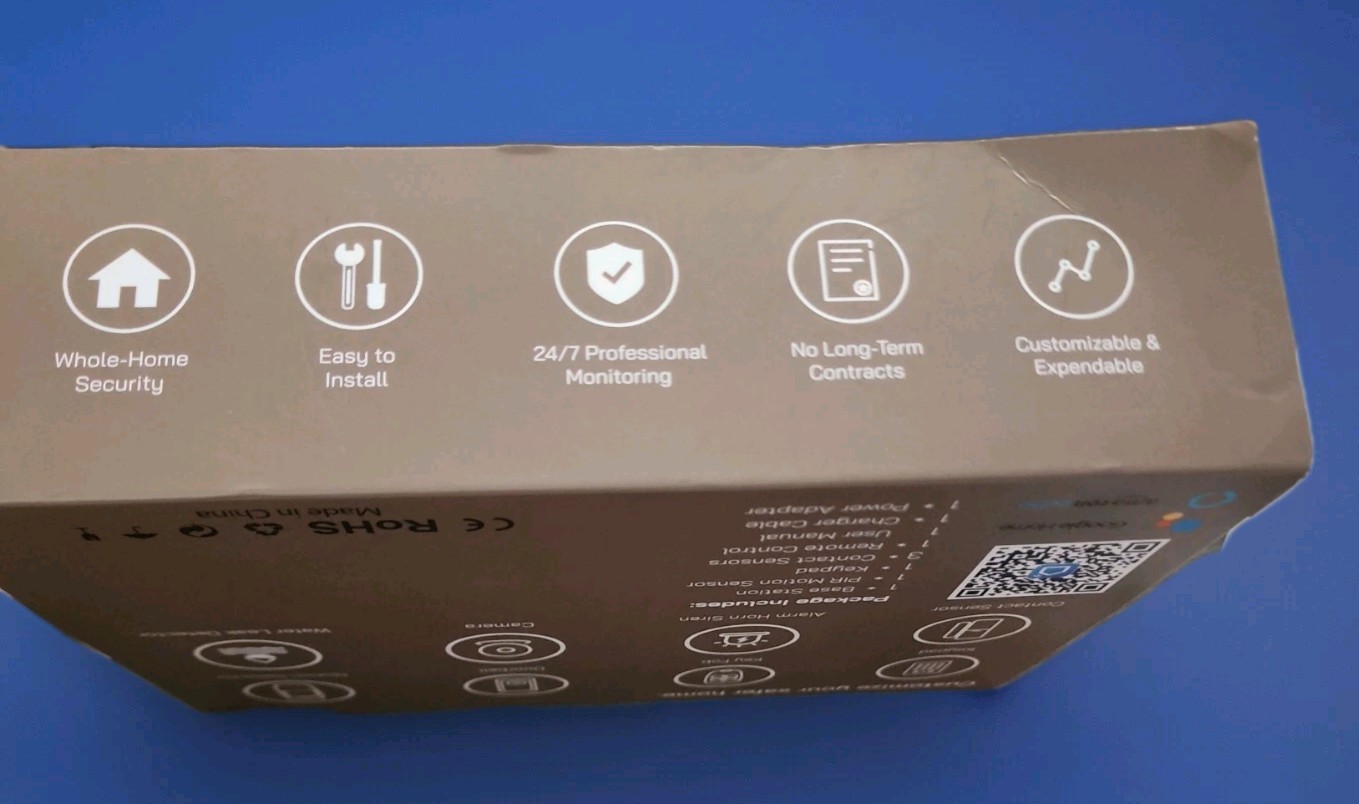 8PCS AGSHome Alarm System Motion Sensor Door Window Sensor for Home Security US