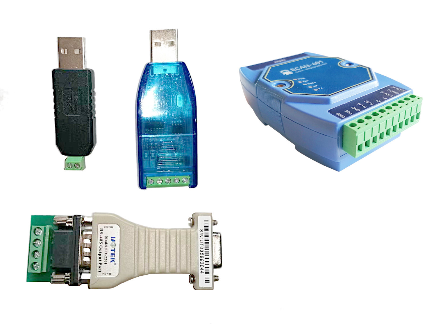 RS485 Adapter to USB2.0 , RS232, CAN2.0 protocol converter e.g. industrial net