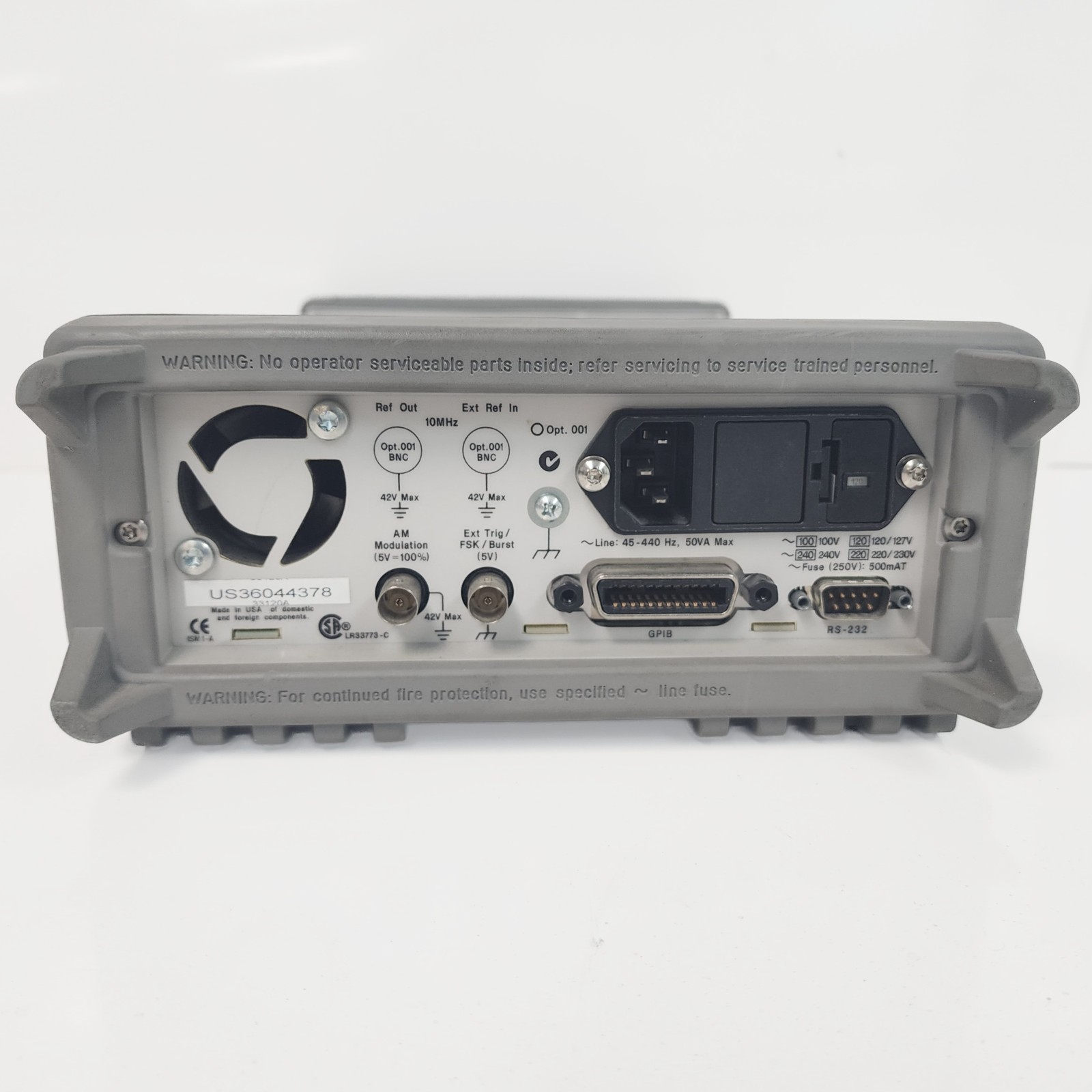 Keysight 33120A 15MHz Function/Arbitrary Waveform Generator