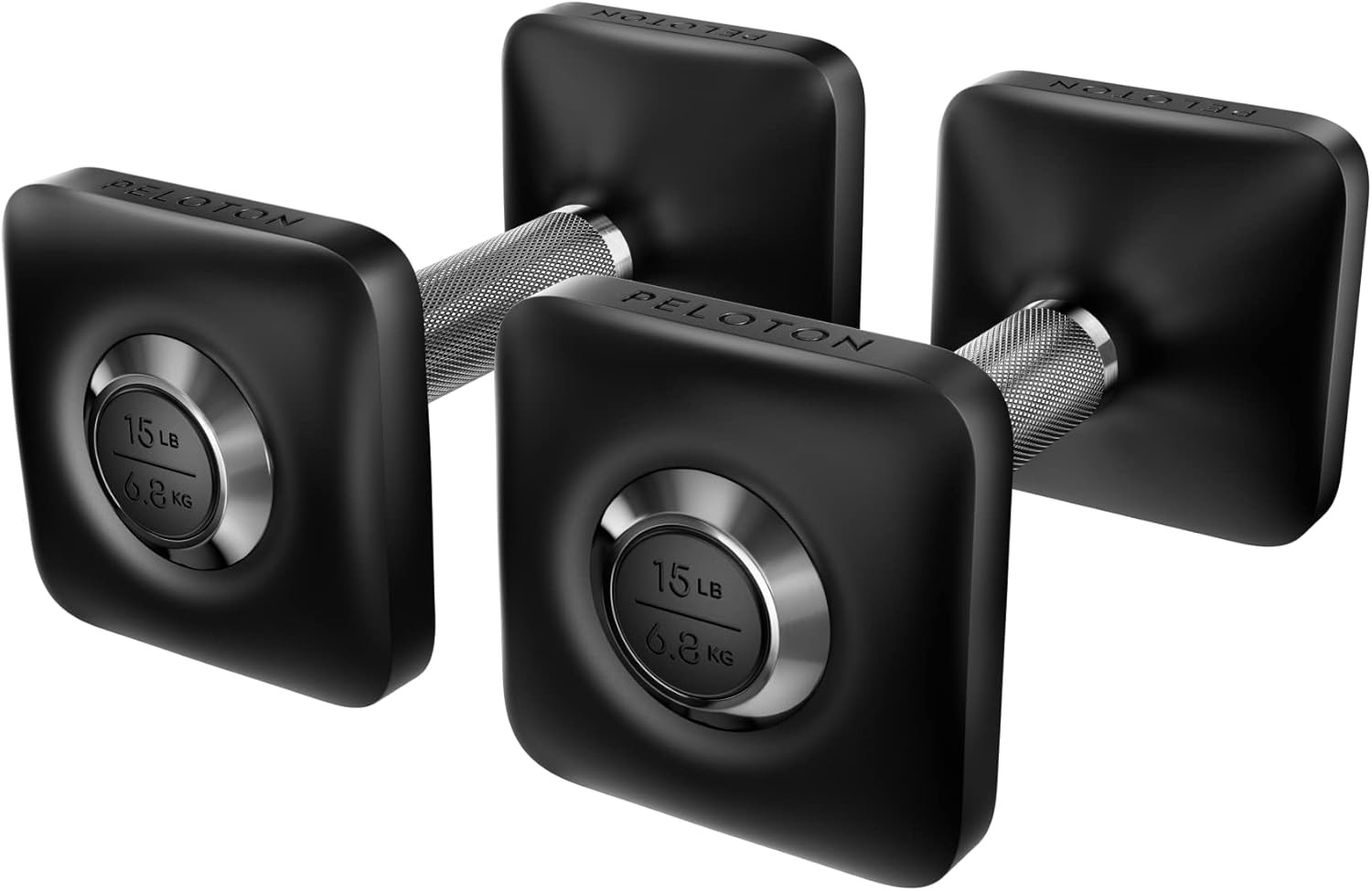 Peloton Dumbbells | Ergonomically Designed Pair of Cast Iron Weights with Uretha