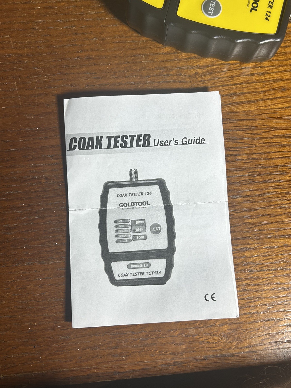 Coaxial Cable Toner Tester 4-Way Color-Coded Indicator Coax Mapper