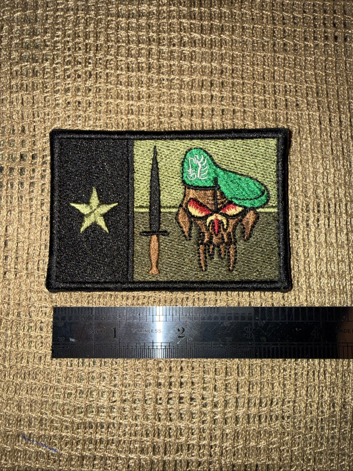 French Foreign Legion 2 Rep Pocket Patch W/Texas Flag Afgan War