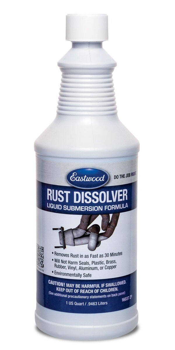 Eastwood Reusable Rust Prevention Dissolver For Metal And Engine Parts 1 Quart