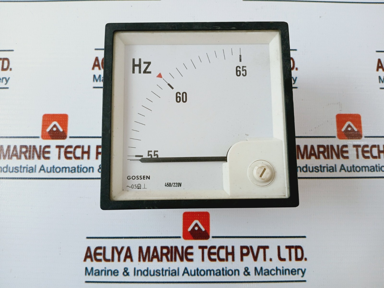 Gossen 55-65 Hz Frequency Meter 450/220V
