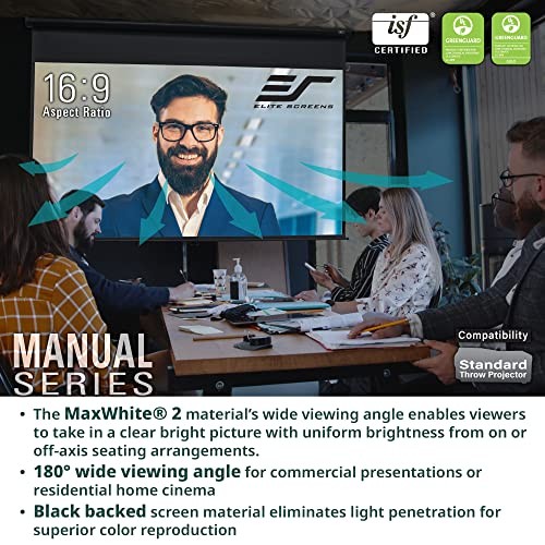 Manual Series, 80-INCH Pull Down Manual Projector 80" 16:9, aspect ratio