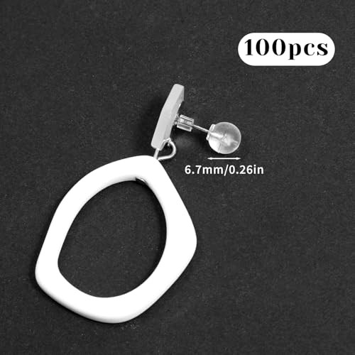 100 PCS Clear Rubber Earring Backs, Comfort Impenetrable Safety Backs TPE