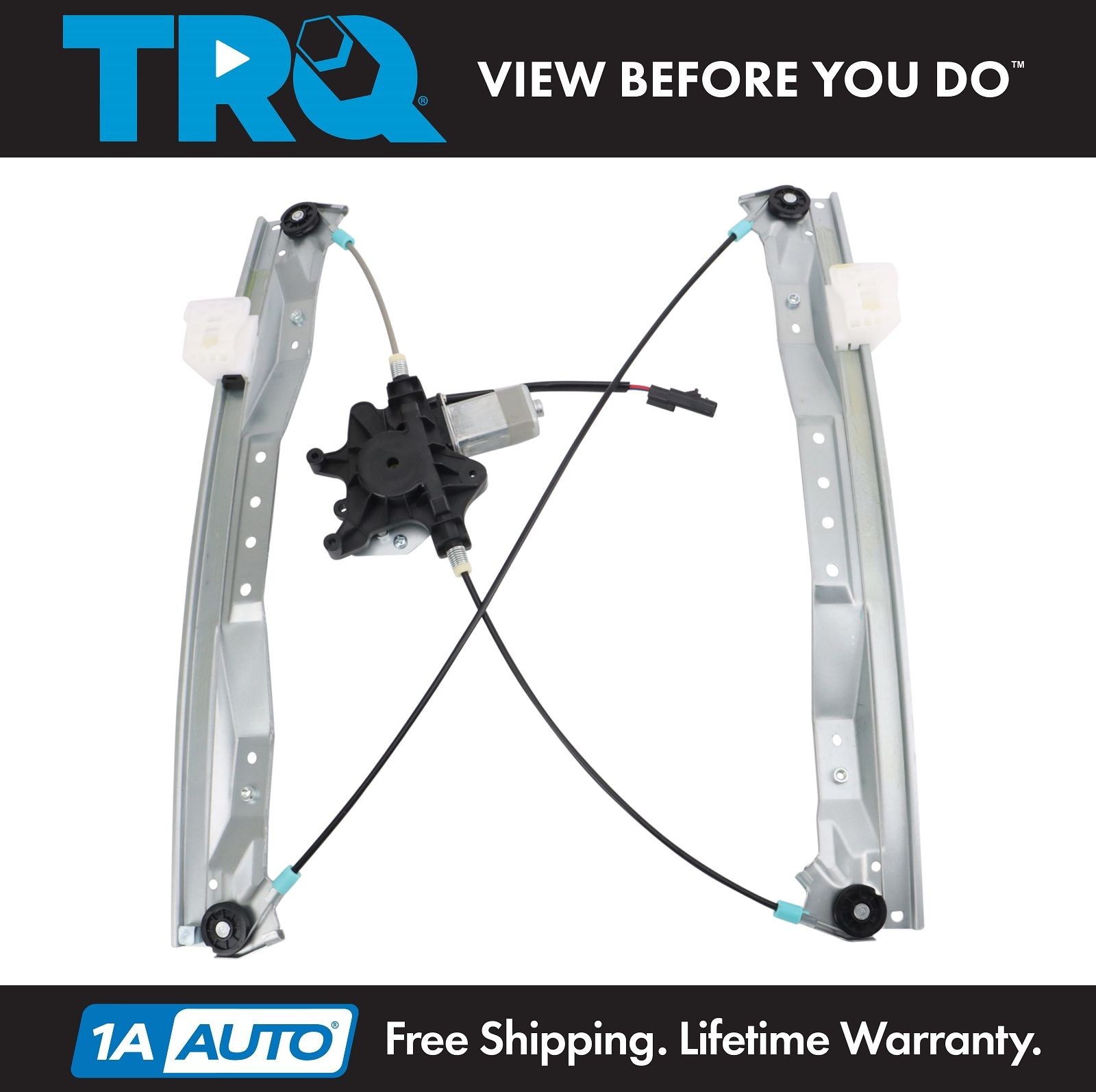TRQ Window Regulator with Motor Front Driver Side for Caravan Town & Country
