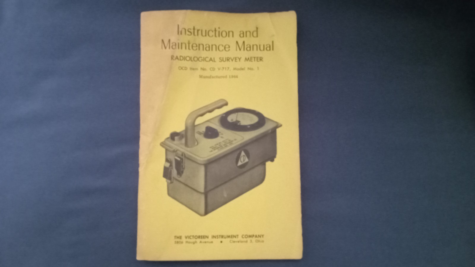 Victoreen CDV-717 Model 1 Radiological Survey Meter