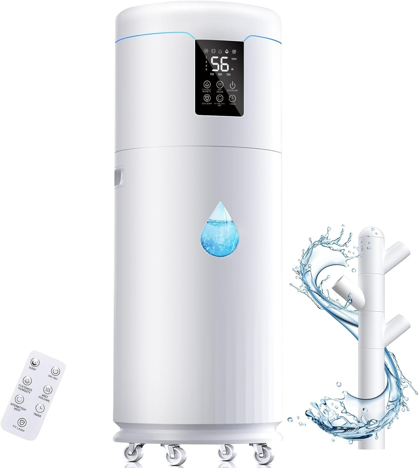 17L/4.5Gal Ultra Large Humidifiers for Bedroom 2000 sq ft#2172NR9