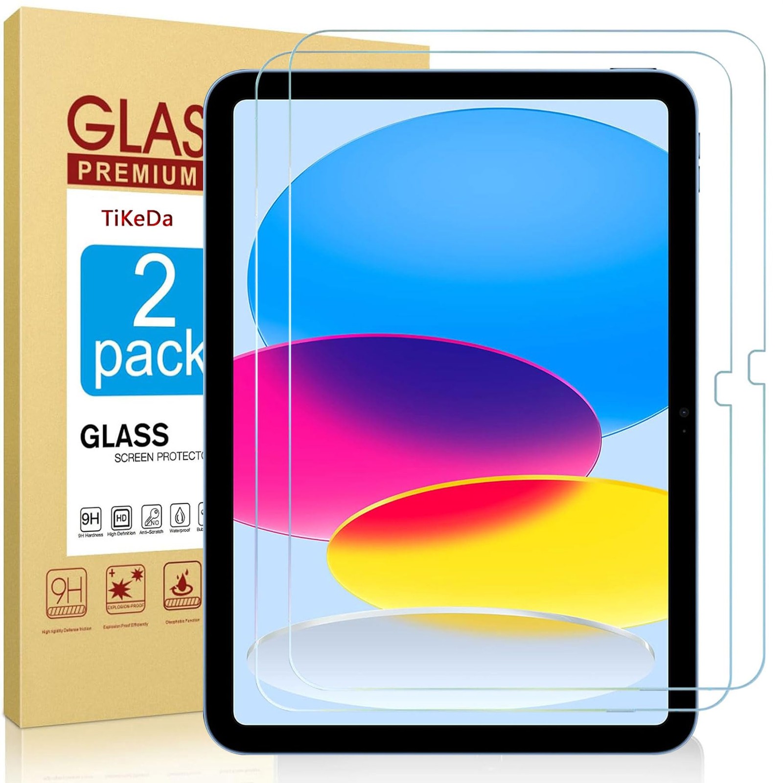 Screen Protector for iPad A16 2025 11th/10th Generation 2022 (11-inch/10.9), HD