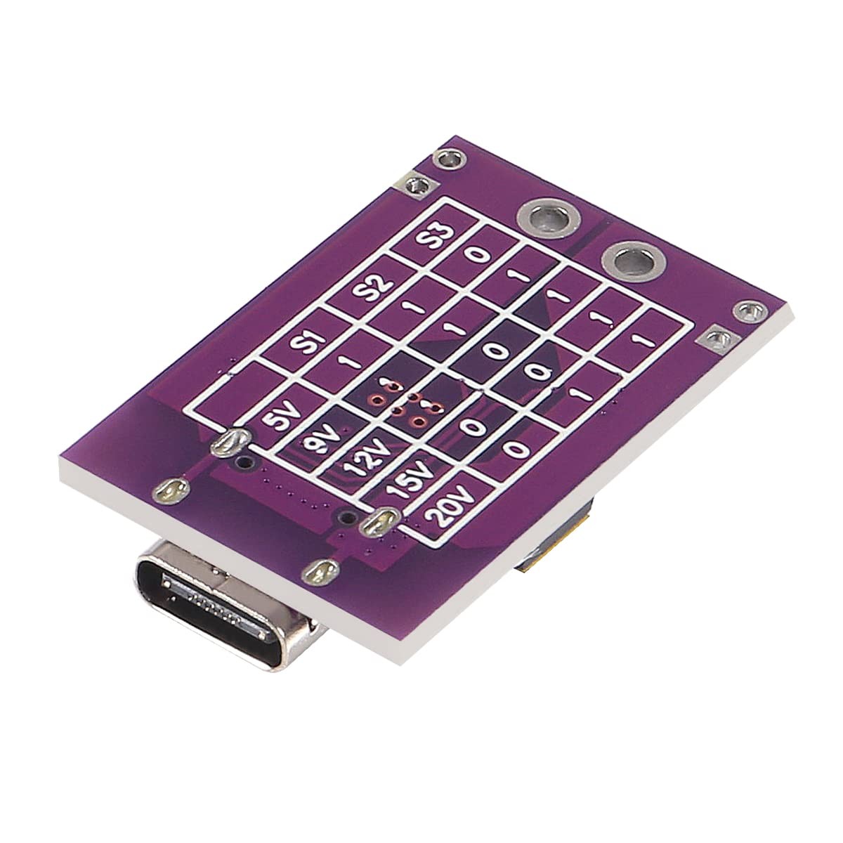 Type-C QC AFC PD2.0/3.0 to DC Fast Charge Trigger Detector USB-PD Module 2-Pack