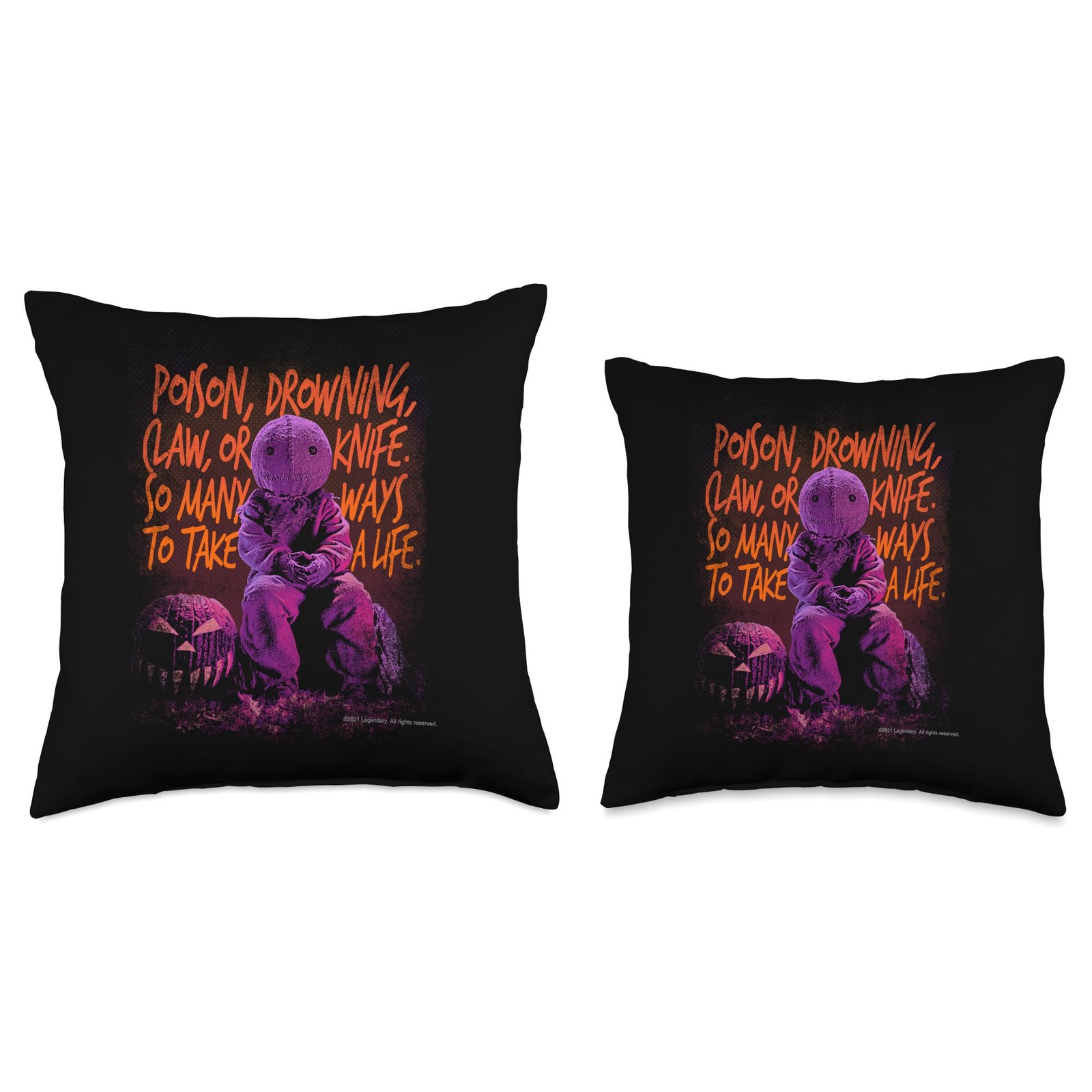 Trick 'R Treat – So Many Ways to Take a Life Throw Pillow
