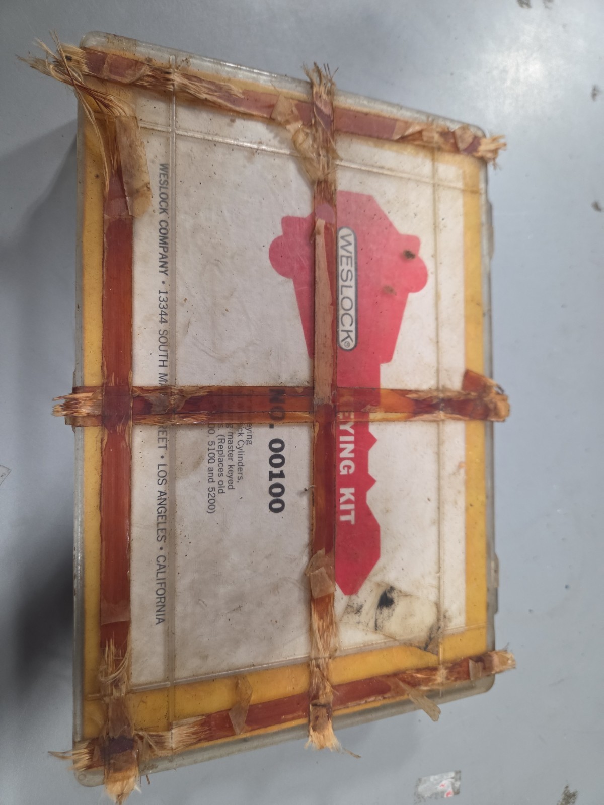 Vintage Weslock No. 00100 Keying Kit For All Weslock Cylinders Master Keyed