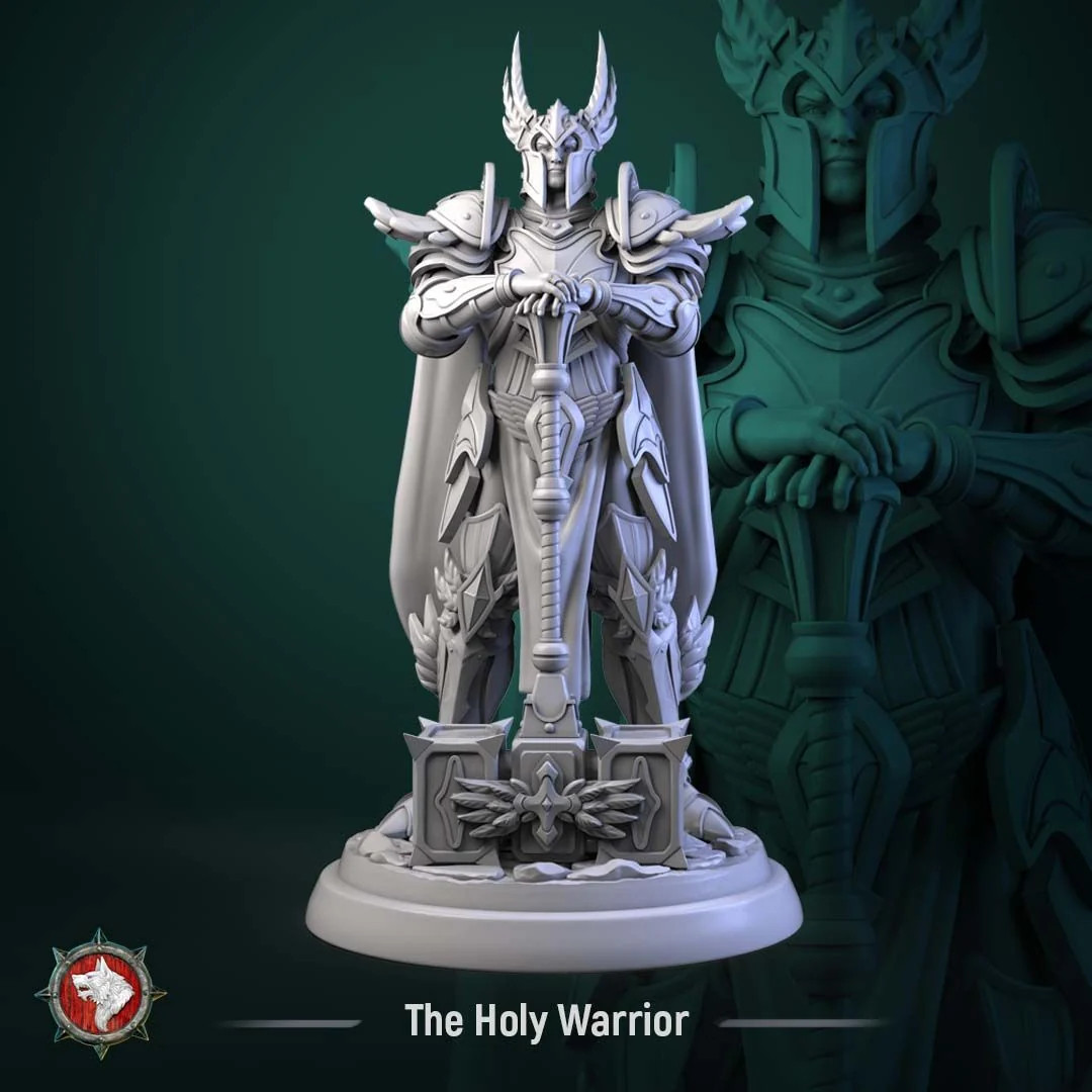 The Holy Warrior - Resin Tabletop Miniature
